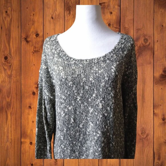 Garage Women's XS-S Chunky Knit Long Sleeve Oversized Sweater Pullover - Picture 2 of 5